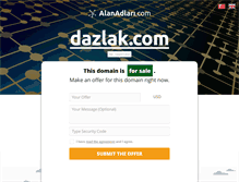Tablet Screenshot of dazlak.com